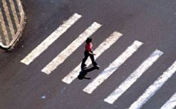 Pedestrian crossing in Brazil 